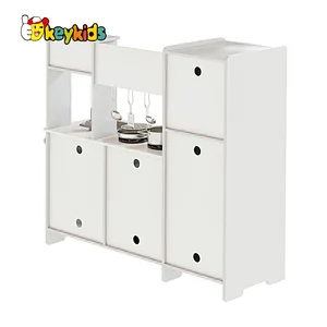 Eco-friendly Non-Toxic educational pretend play wooden toy kitchen set for kids W10C761