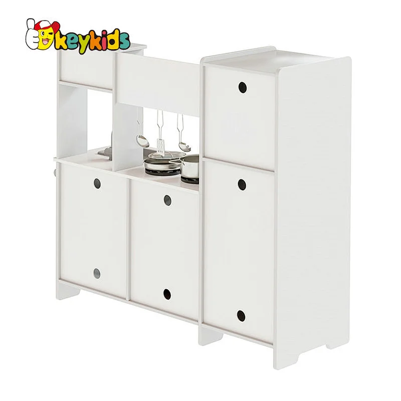 Eco-friendly Non-Toxic educational pretend play wooden toy kitchen set for kids W10C761
