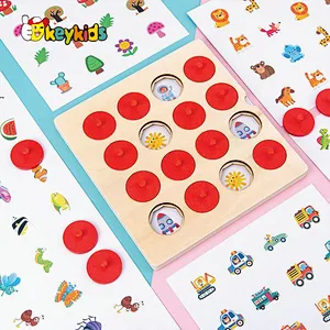 Customize educational play wooden memory game toys for kids W12E180
