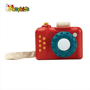 New Design Early Educational Simulation Mini Wooden Camera Toy For Kids W10D665