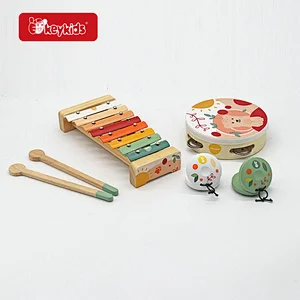 High Quality Early Learning Wooden Musical Instrument Toys Set For Kids W07A232