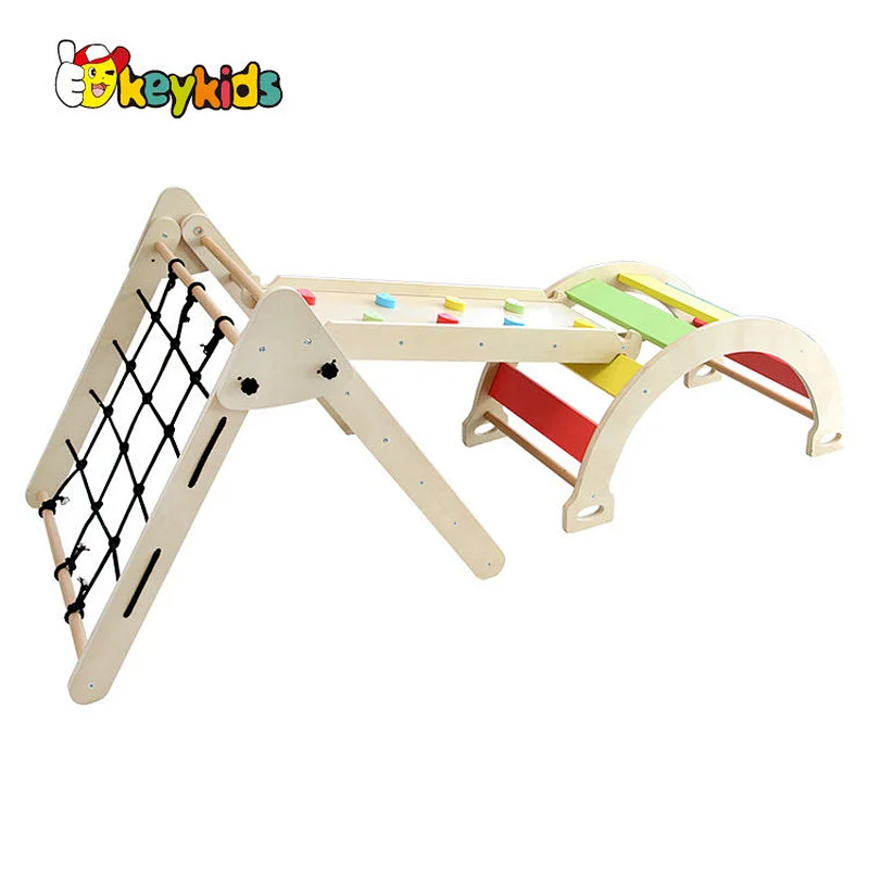 Montessori educational wooden stacking number block for kids W13D401