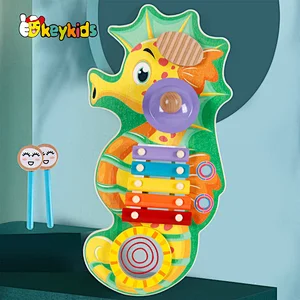 New arrived children educational play wooden music toy set with xylophone W07C098