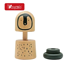 Intelligence Assembly Building Blocks Wooden Nut Combination Toy For Kids W03C056