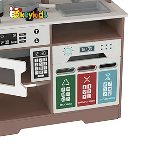 New Released Educational Cooking Game Wooden Kitchen Set Toy For Kids W10C783