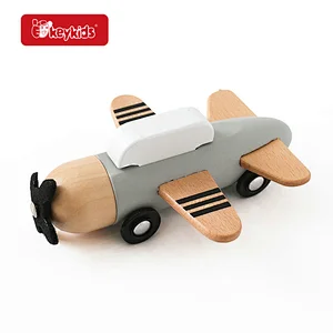 Factory Direct Educational Simulation Mini Wooden Airplane Toy For Kids W04A617