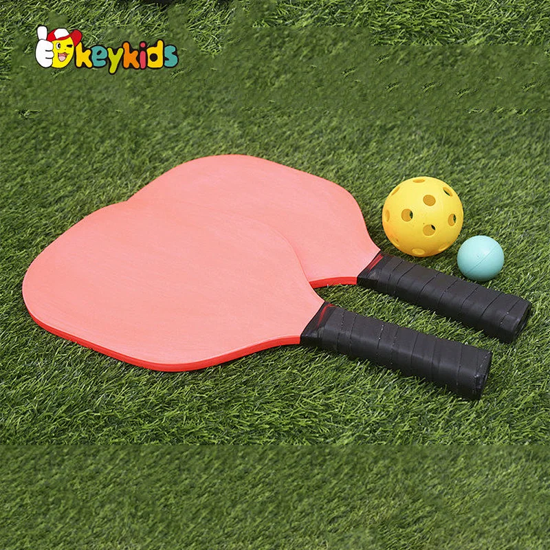 Customized USAPA Approved Non-Slip Wooden Pickleball Paddle with Protective Cover W01C002