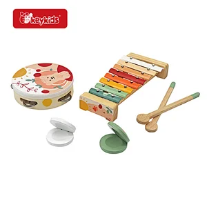 High Quality Early Learning Wooden Musical Instrument Toys Set For Kids W07A232