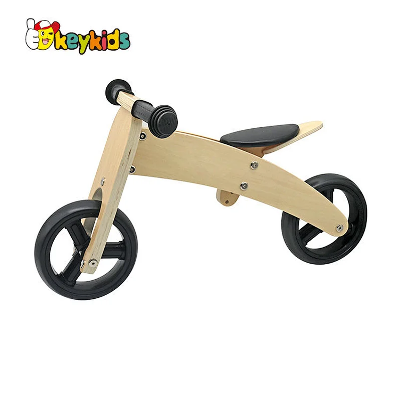New arrival 2 in 1 wooden balance tricycles for kids W16C223