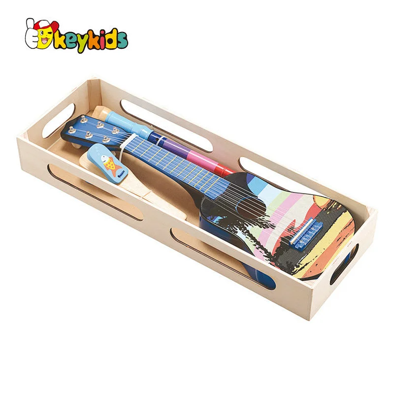 New arrived kids preschool educational wooden percussion musical toys with Xylophone W07A217