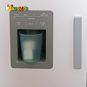 2023 New Upgrade stove kids wooden electronic kitchen toy with realistic washing machine W10C513F
