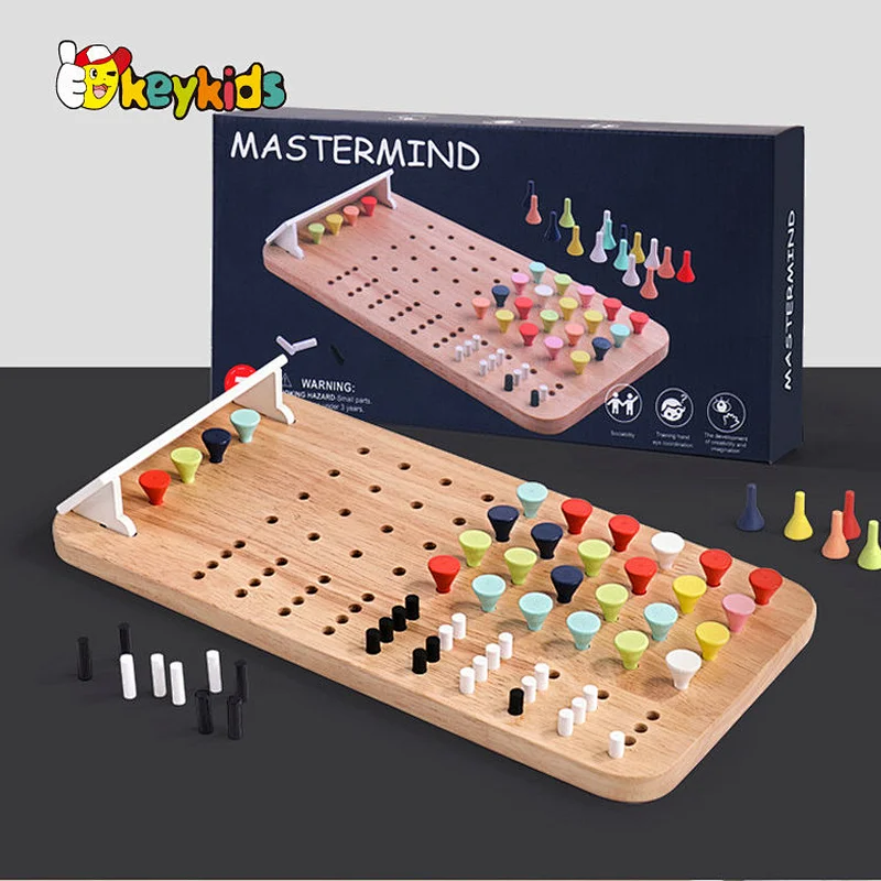 Popular Logical Thinking Training Toy Wooden Decryption Game Board For Kids W11A149