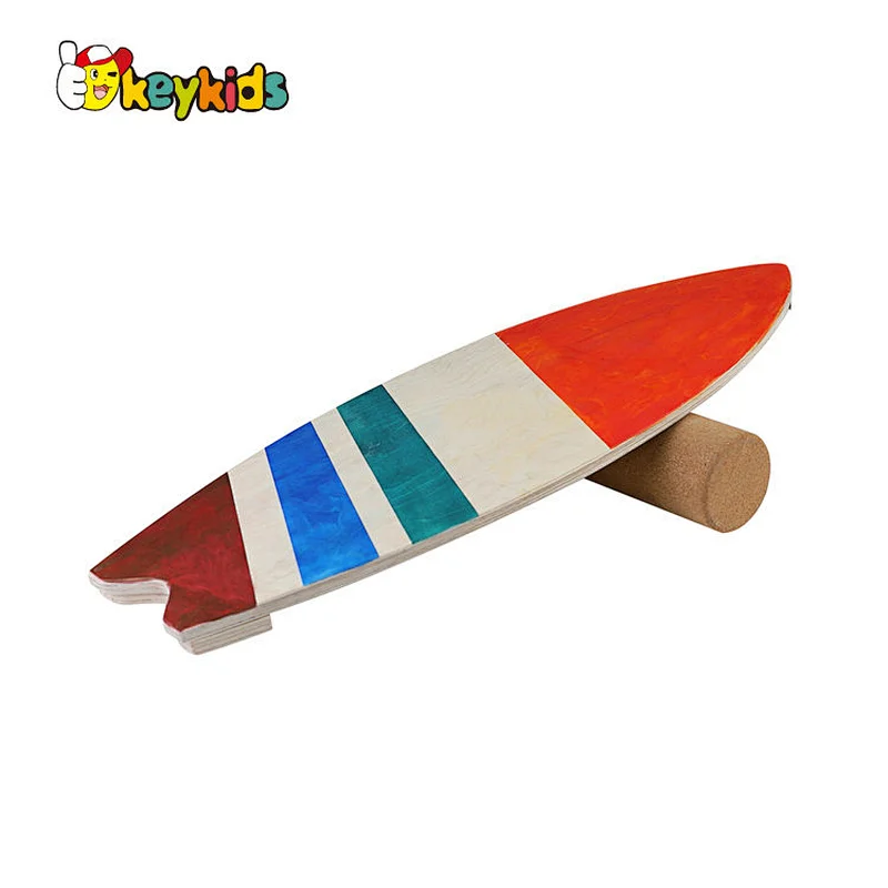 Wholesale custom Yoga surf wooden stand up paddle board with roller W01F086