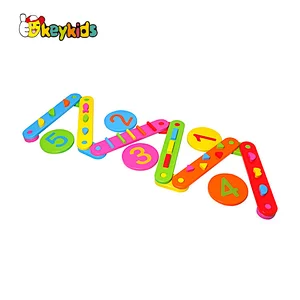 Kids Sensory Integration Educational Toy Colorful Wooden Balance Beam Set W01D185