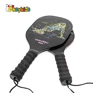 Customized lightweight non-slip wooden pickleball paddles for beginners W01C007