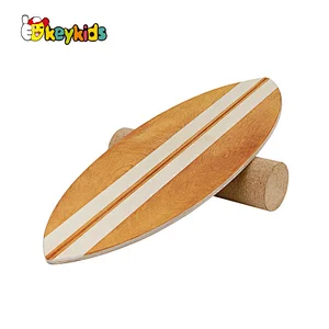 wholesale balance training cork roller wooden balance board for adults W01F090