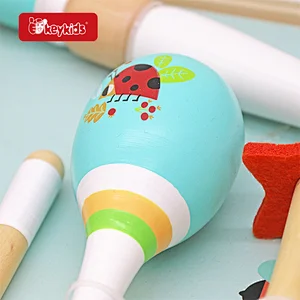 Hot Sale Educational Toy 4 Pcs Wooden Musical Instruments Set For Kids W07A231