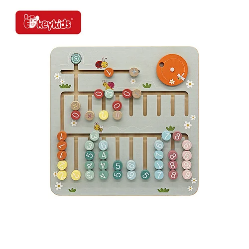 Wholesale Math Early Learning Game Wooden Calculation Board Toy For Kids W11H108