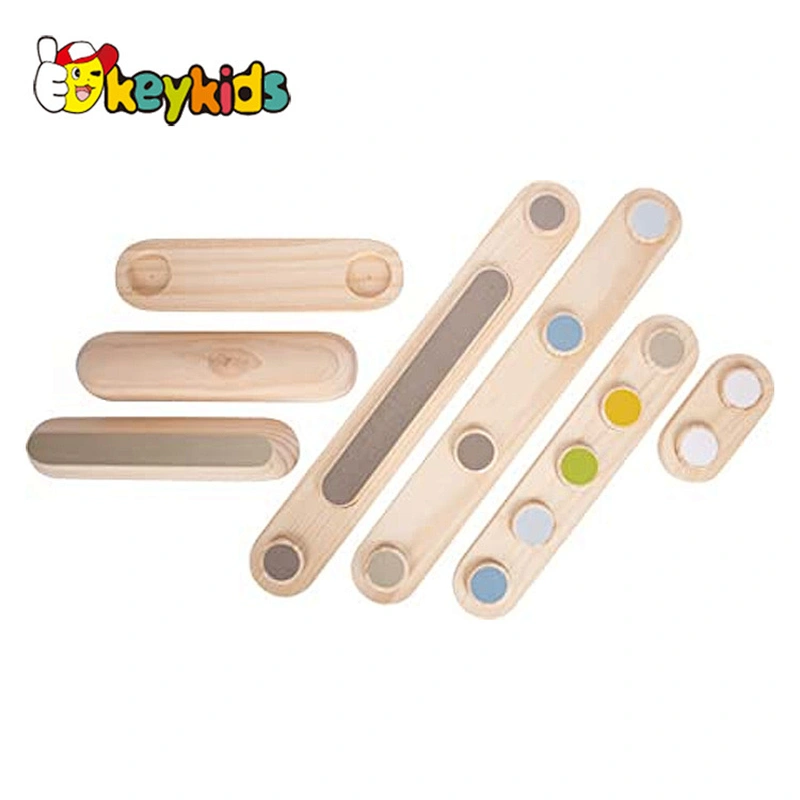 Montessori home obstacle course wood gymnastics balance beam for kids W01F064