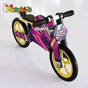 New design ride on toys wooden moto balance bike for toddlers W16C342