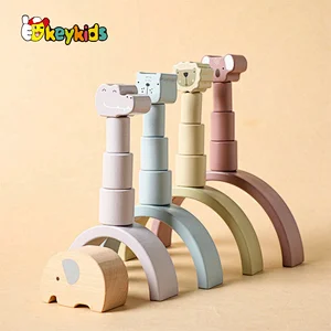 Educational 3D puzzles wooden shape matching toy for kids W13D405