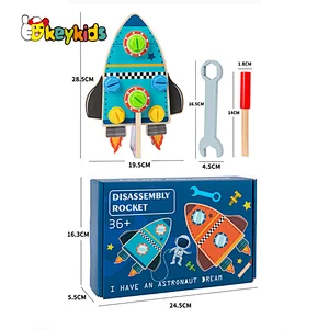 Montessori sensory learning activity tool wooden screwdriver toy for kids W03C052