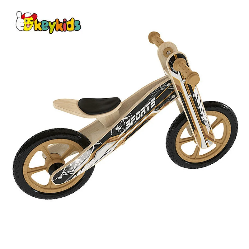 Factory wholesale kids balance training wooden push bike for 2 year old W16C343