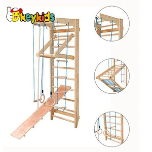 High quality kids swedish gymnastic wall gym for family W01D173