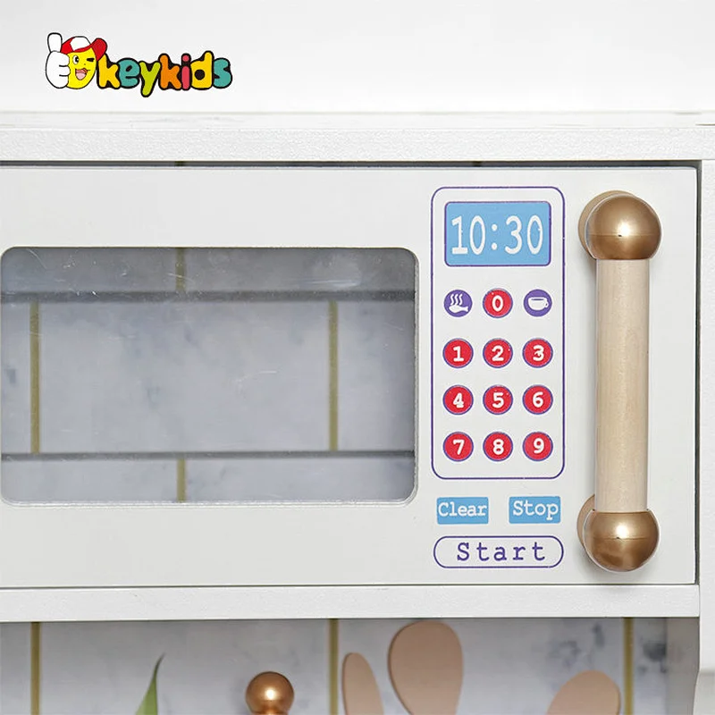 Simulation Role Playing Game Wooden Play Kitchen Set For Children W10C698B