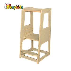 Handmade children natural wood rocker chair for Balance W01F045