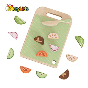 New Design Educational Puzzle Board Wooden Cutting Vegetable Toy For Kids W14A354