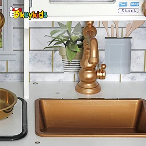 Simulation Role Playing Game Wooden Play Kitchen Set For Children W10C698B