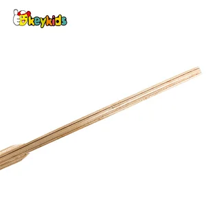 OEM outdoor or indoor playing fitness non-slip wooden shuttlecock ball plate paddle with ball W01C008