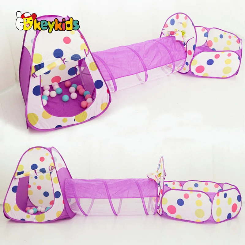 High quality folding boys play tents & tunnels with ball pit W08L099