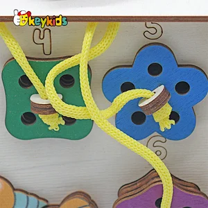 Early learning educational wooden activity busy board house toys for kids W12D437