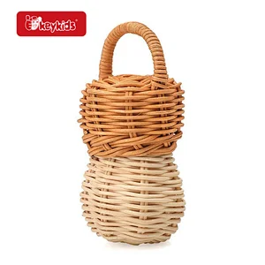 Early Educational Sensory Handmade Eco-friendly Rattan Rattle Toy For Baby W07I208