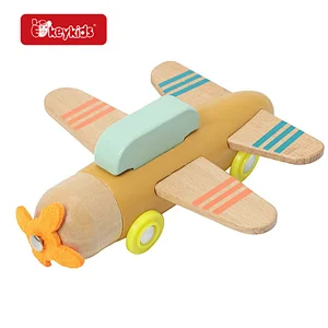 Factory Direct Educational Simulation Mini Wooden Airplane Toy For Kids W04A617
