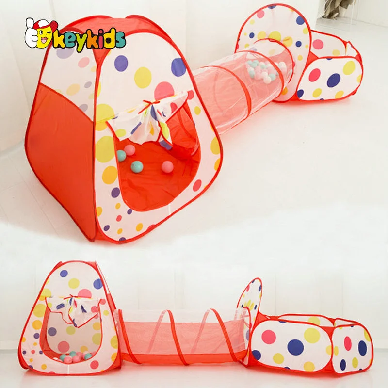 High quality folding boys play tents & tunnels with ball pit W08L099