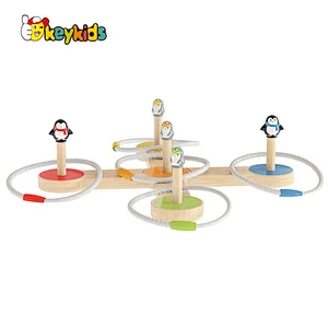 Wholesale Outdoor Throwing Toy Wooden Ring Toss Game For Children W01A477