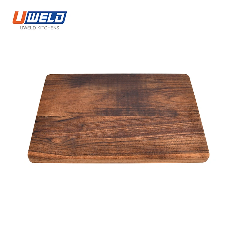 Uweld Kitchens Black Walnut Cutting  Board Personalized chopping Board Juice Groove  16*12