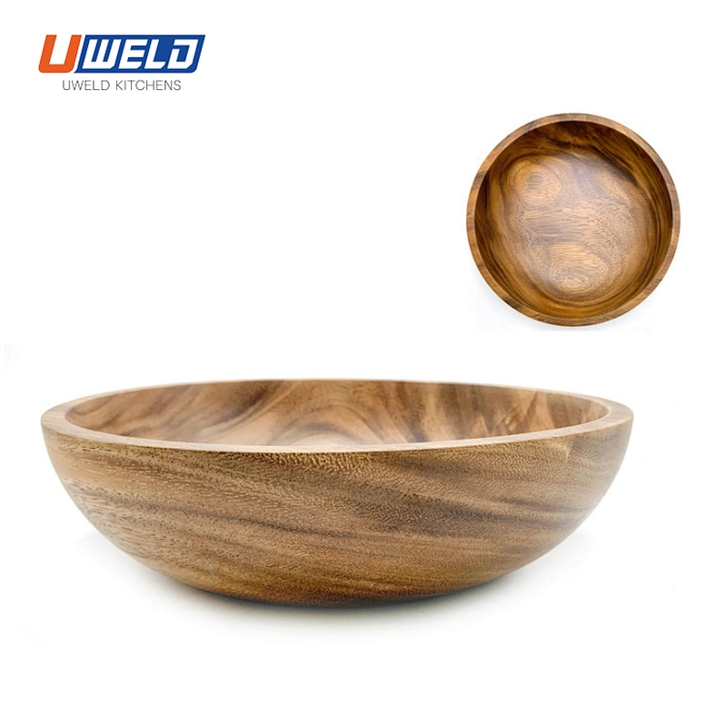 Uweld Kitchens Salad Bowl Acacia Wood Salad Bowl