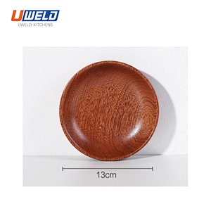 Uweld Kitchens Natural Solid Wood Serving Plate Wood Cheese Cutting Board Bread Board Black Walnut Steak Board