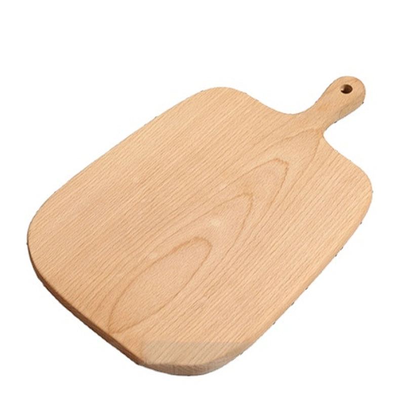 Uweld Kitchens Natural Solid Wood Cheese Cutting Board Serving Plate Steak Board Pizza Board Beech Wood