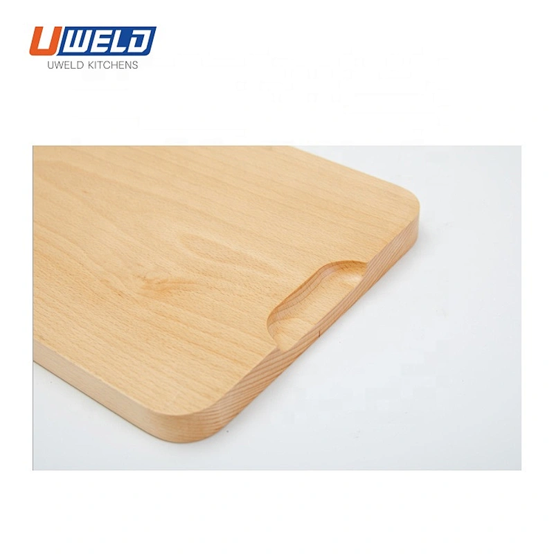 Uweld Kitchens Natural Solid Wood Serving Plate Wood Cheese Cutting Board Bread Board Beech Wood Steak Board