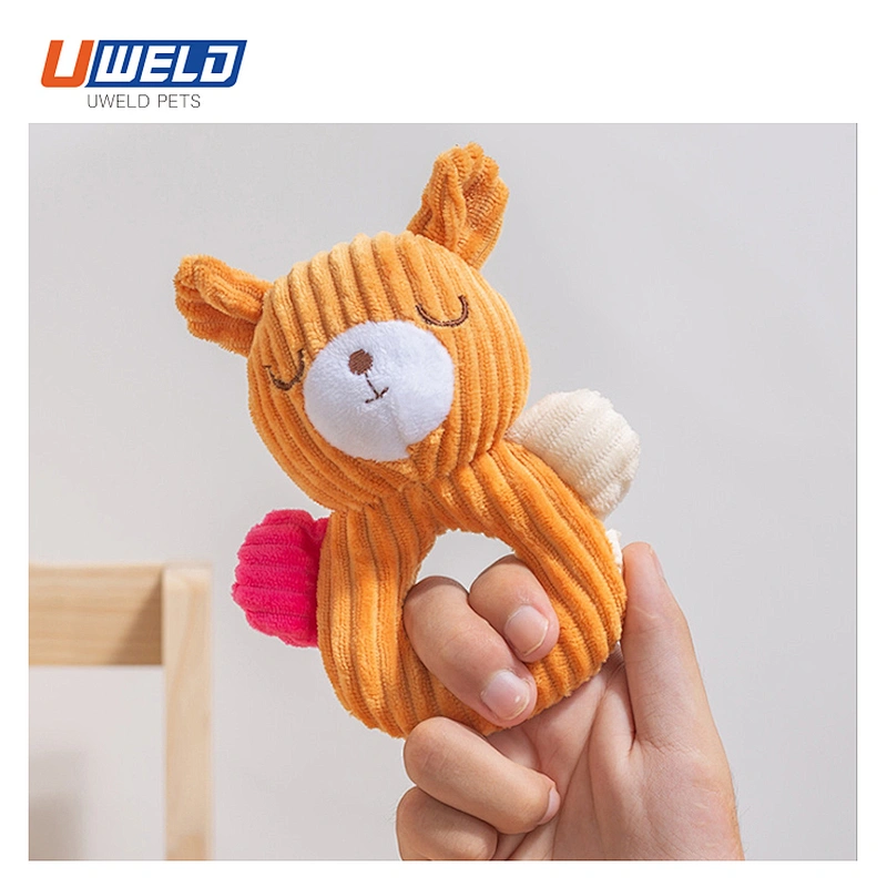 Uweld Pet Teething Toy Plush Figures