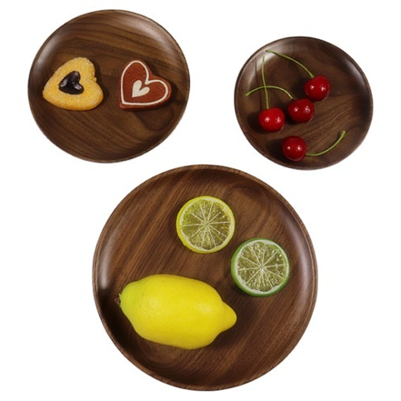 Uweld Kitchens Natural Solid Wood Serving Plate Wood Cheese Cutting Board Bread Board Beech Wood Steak Board