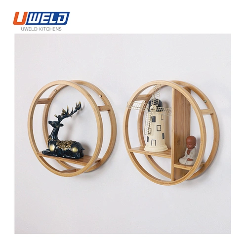 Uweld Kitchens Bamboo Storage Rack Wall Mounted