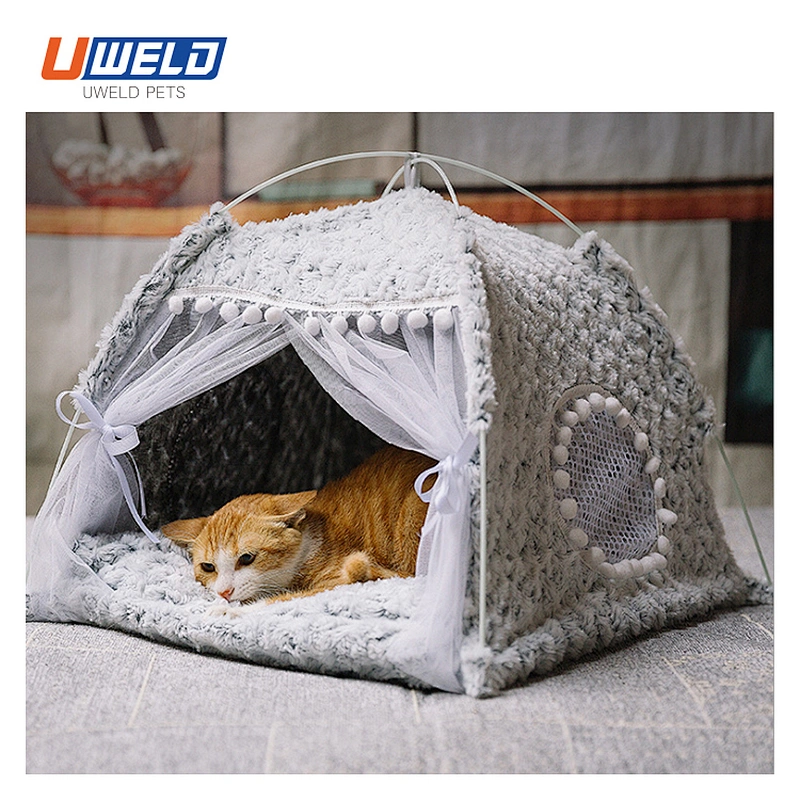 Uweld Tent Type Semi-Enclosed Pet House