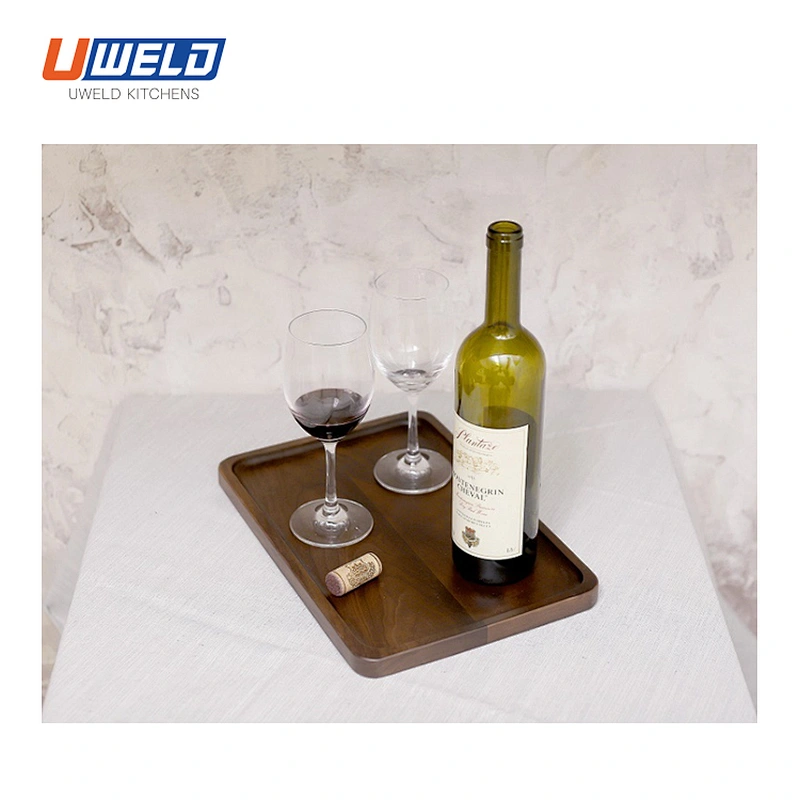 Uweld Kitchens Natural Solid Wood Serving Plate Wood Cheese Cutting Board Bread Board Steak Board
