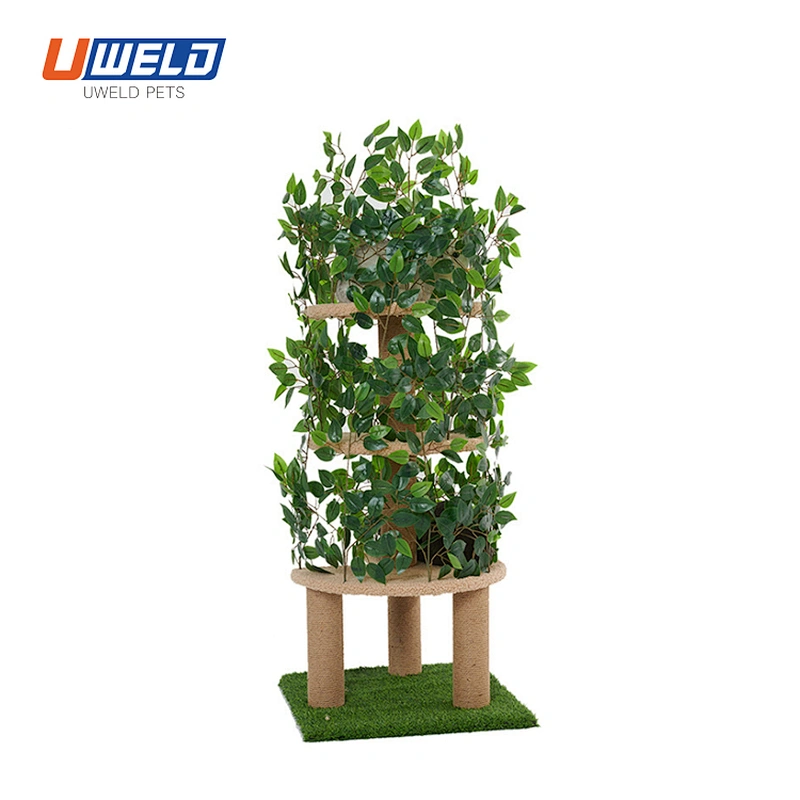 Uweld Large Solid Wood Enclosed Pet House Cat House